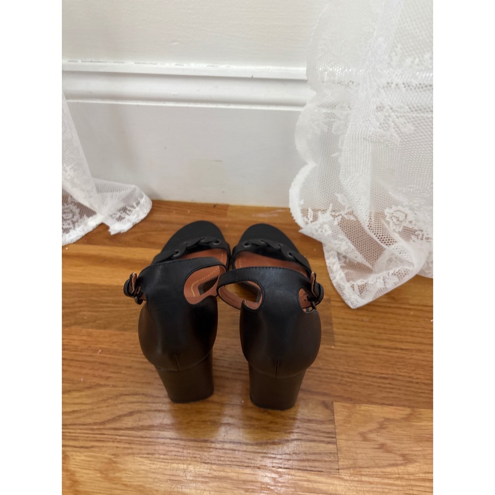 Coach Women's Leather Ankle Strap‎ Block Heel Sandals Size 8 - Picture 6 of 6